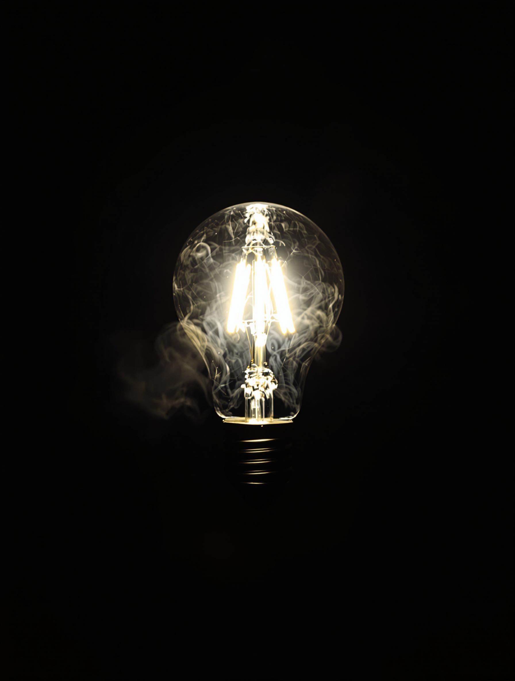 Originalité et surprise dans le marketing viral : une ampoule dans un contexte sombre