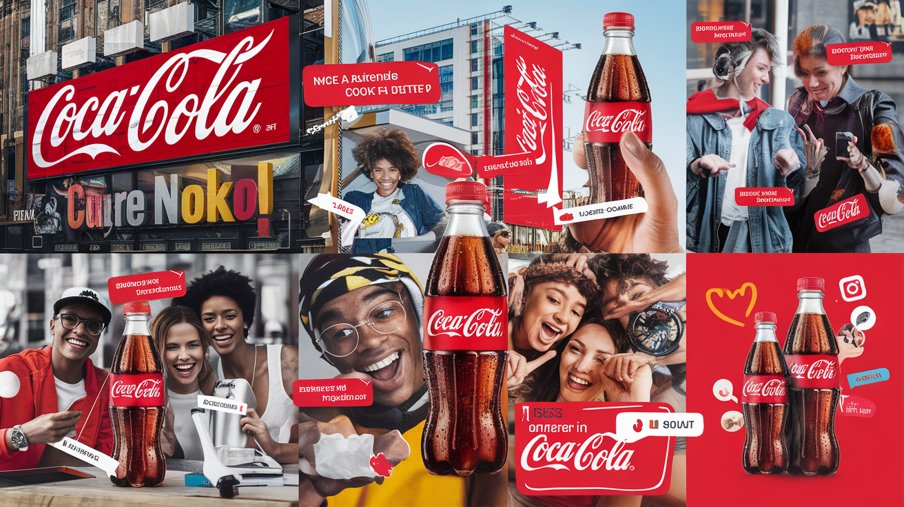 Campagne Coca-Cola Share a Coke sur plusieurs écrans