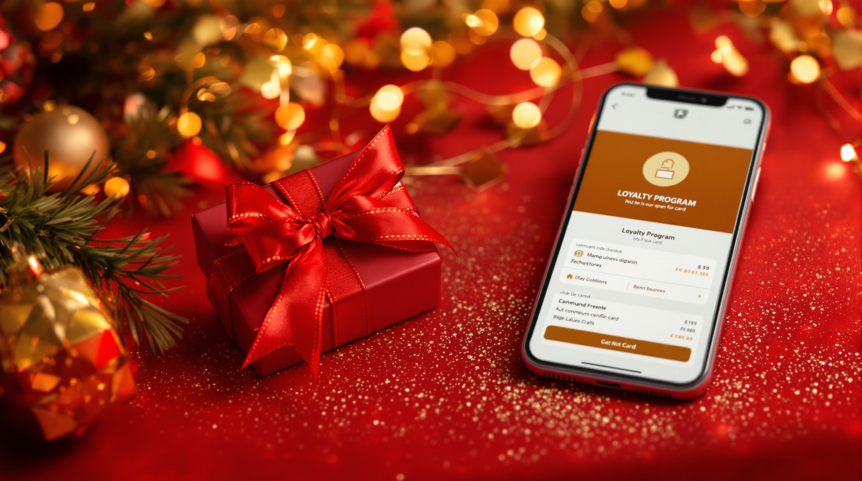 carte cadeau programme fidélité fin d'année premium