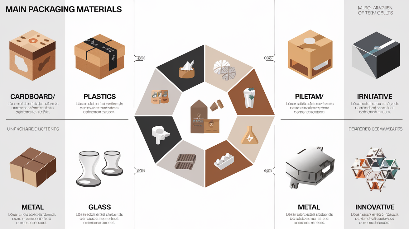 Comparatif matériaux emballages carton plastique verre métal innovants