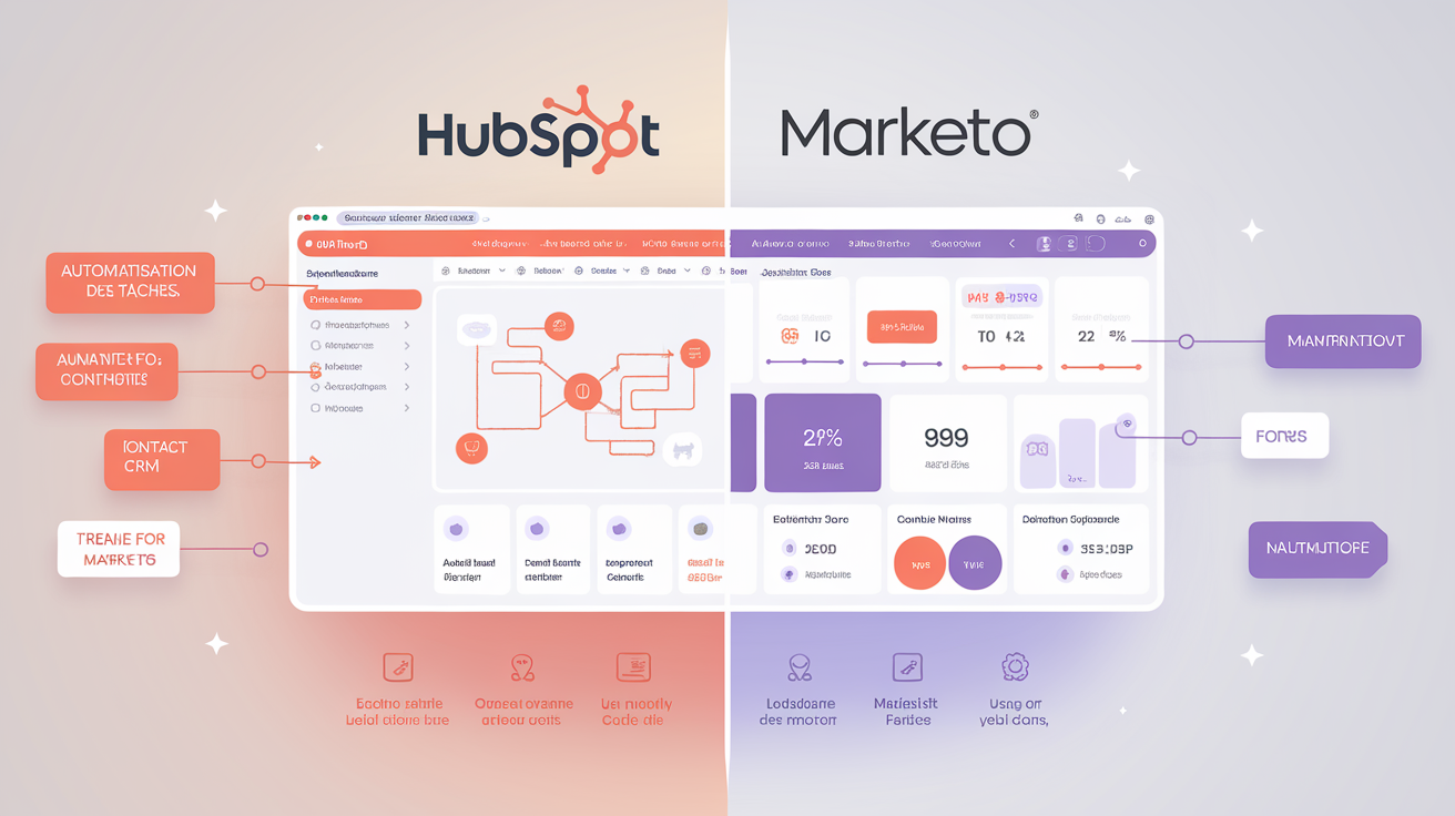 Comparatif HubSpot vs Marketo marketing automation CRM