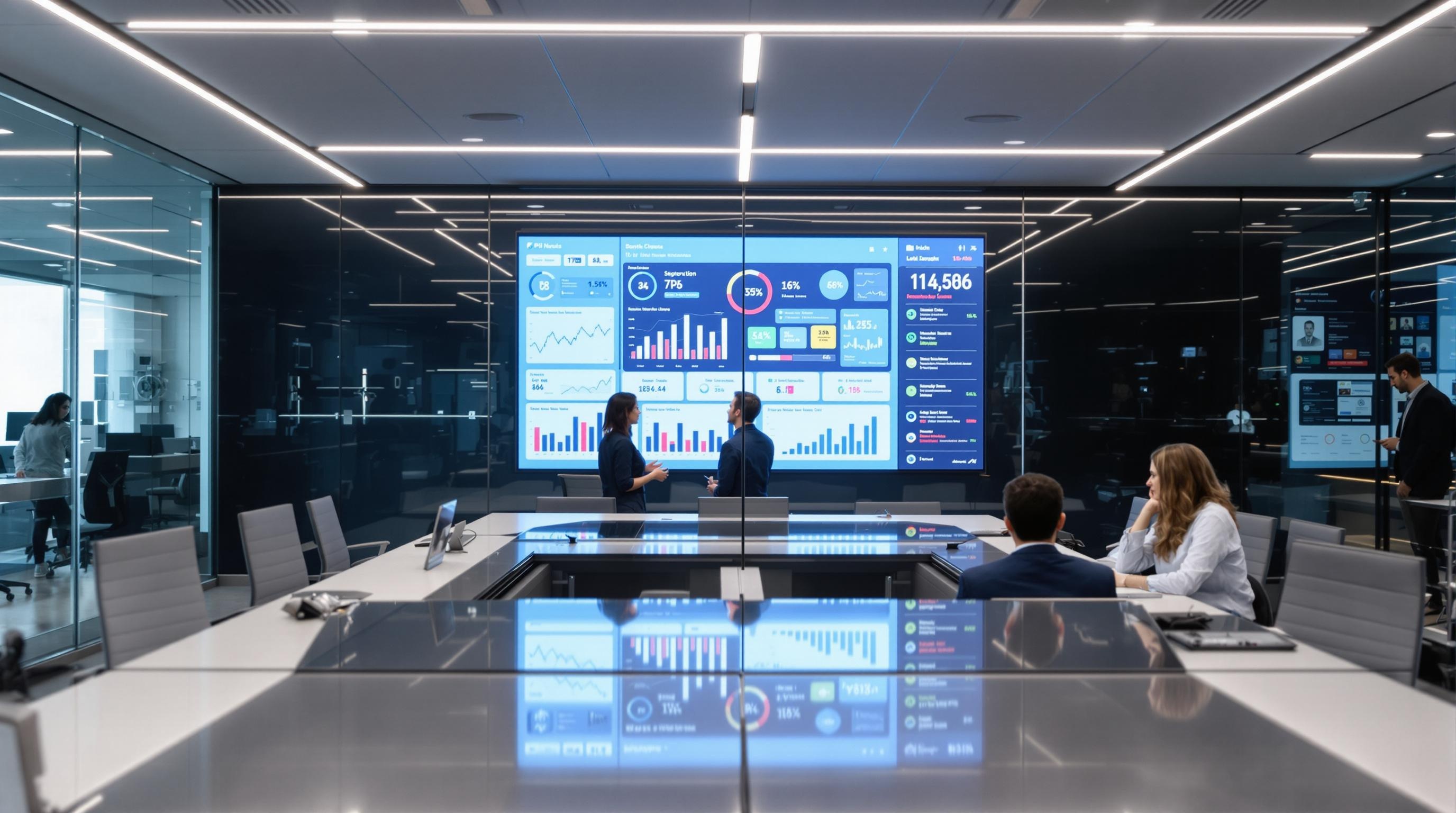 Dashboard digital pilotage multicanal KPIs temps réel
