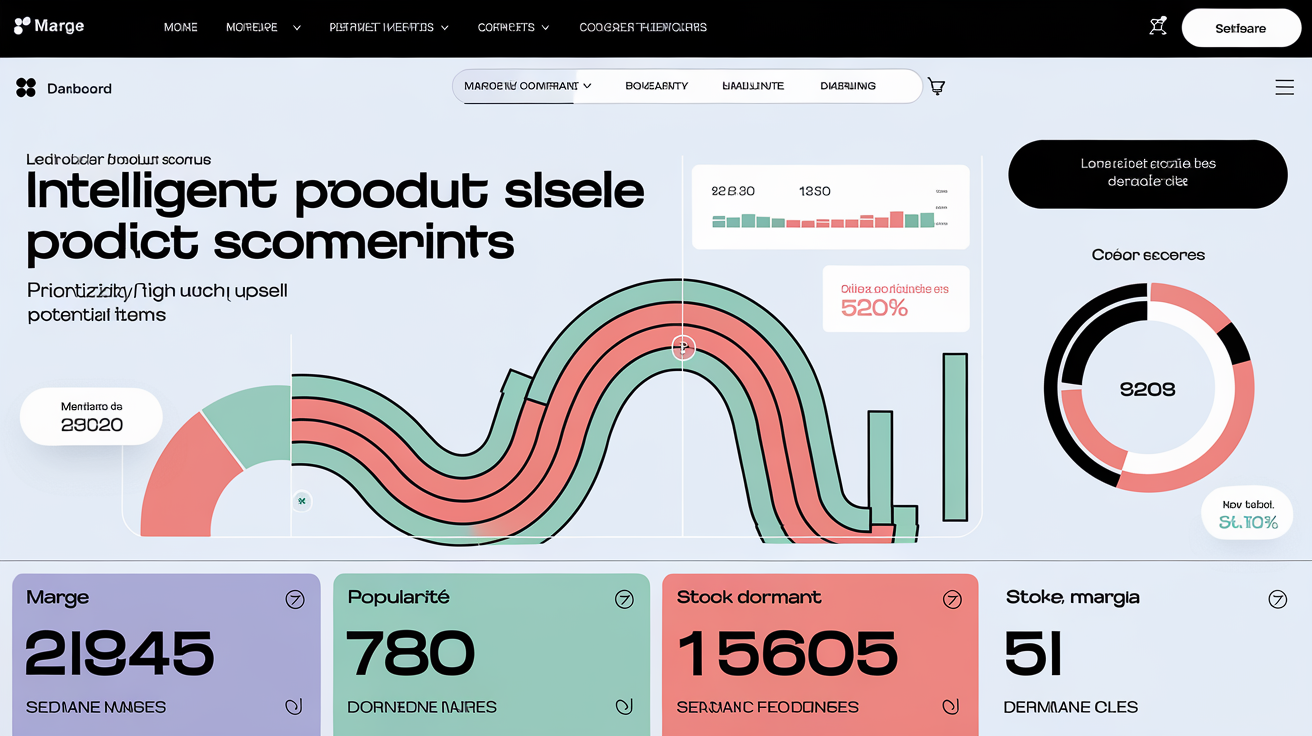 dashboard scoring upsell e-commerce