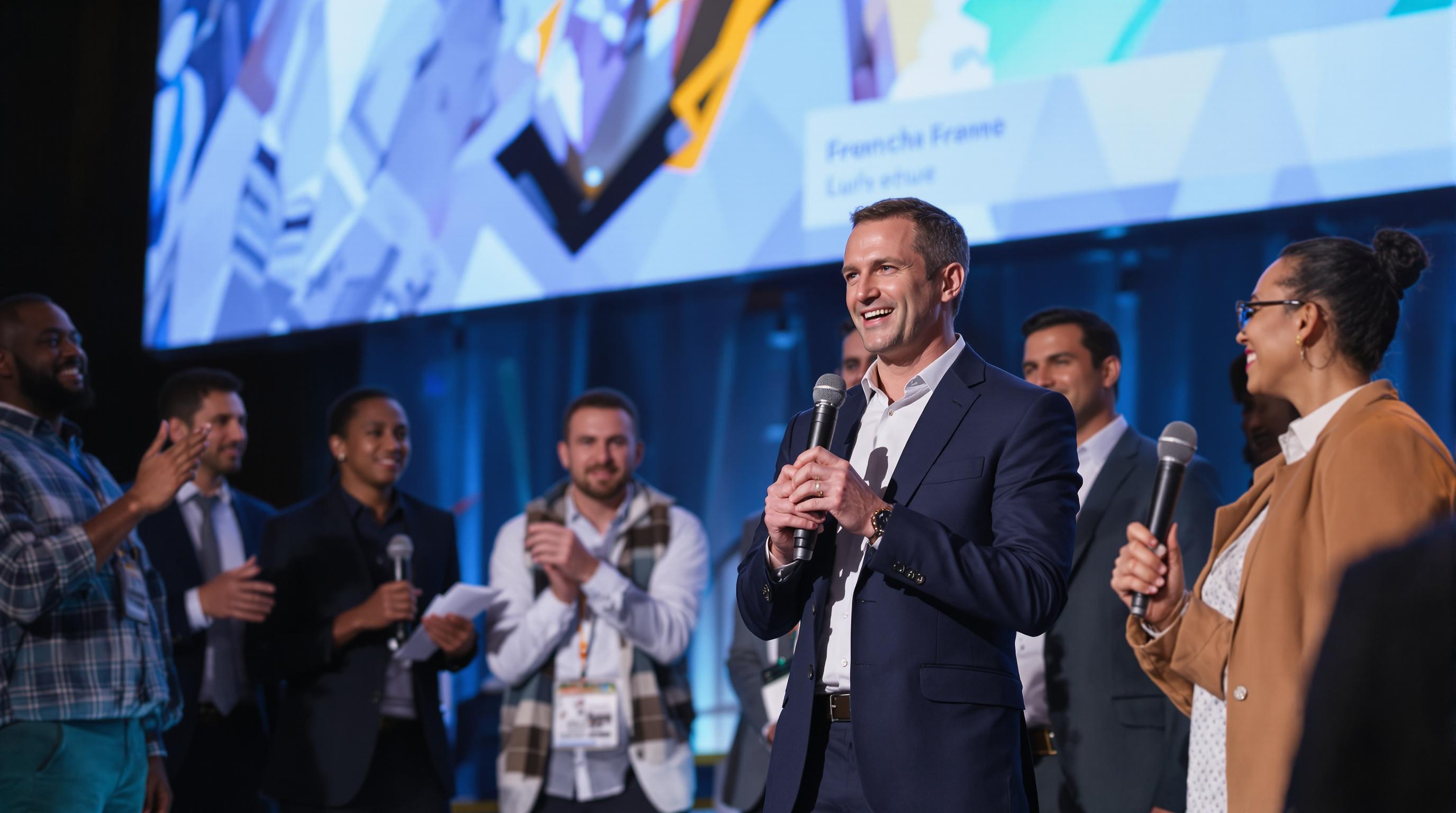 Exemple de dirigeant influent entouré de clients advocates