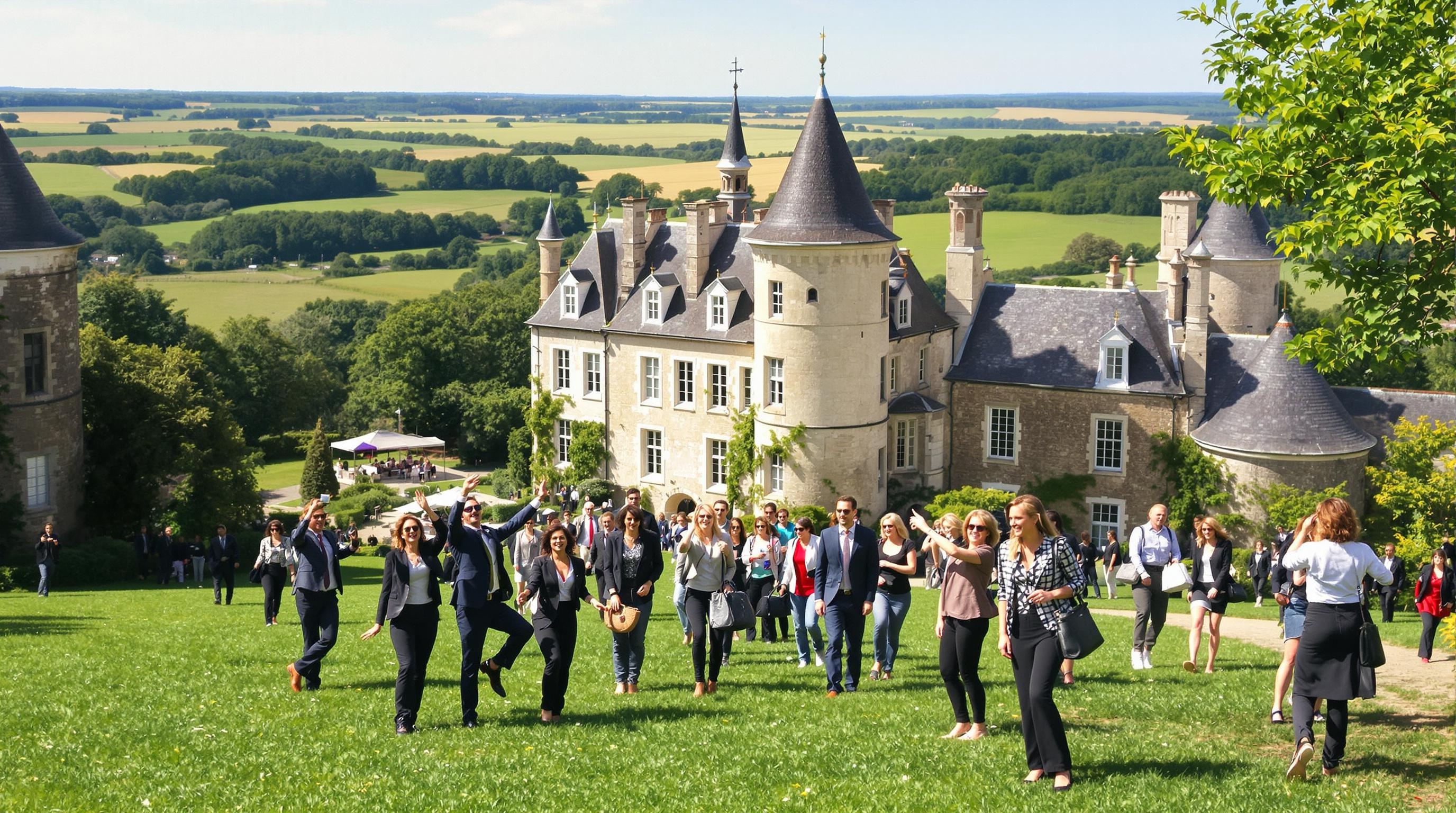 Séminaire original dans un château normand avec équipe en activité