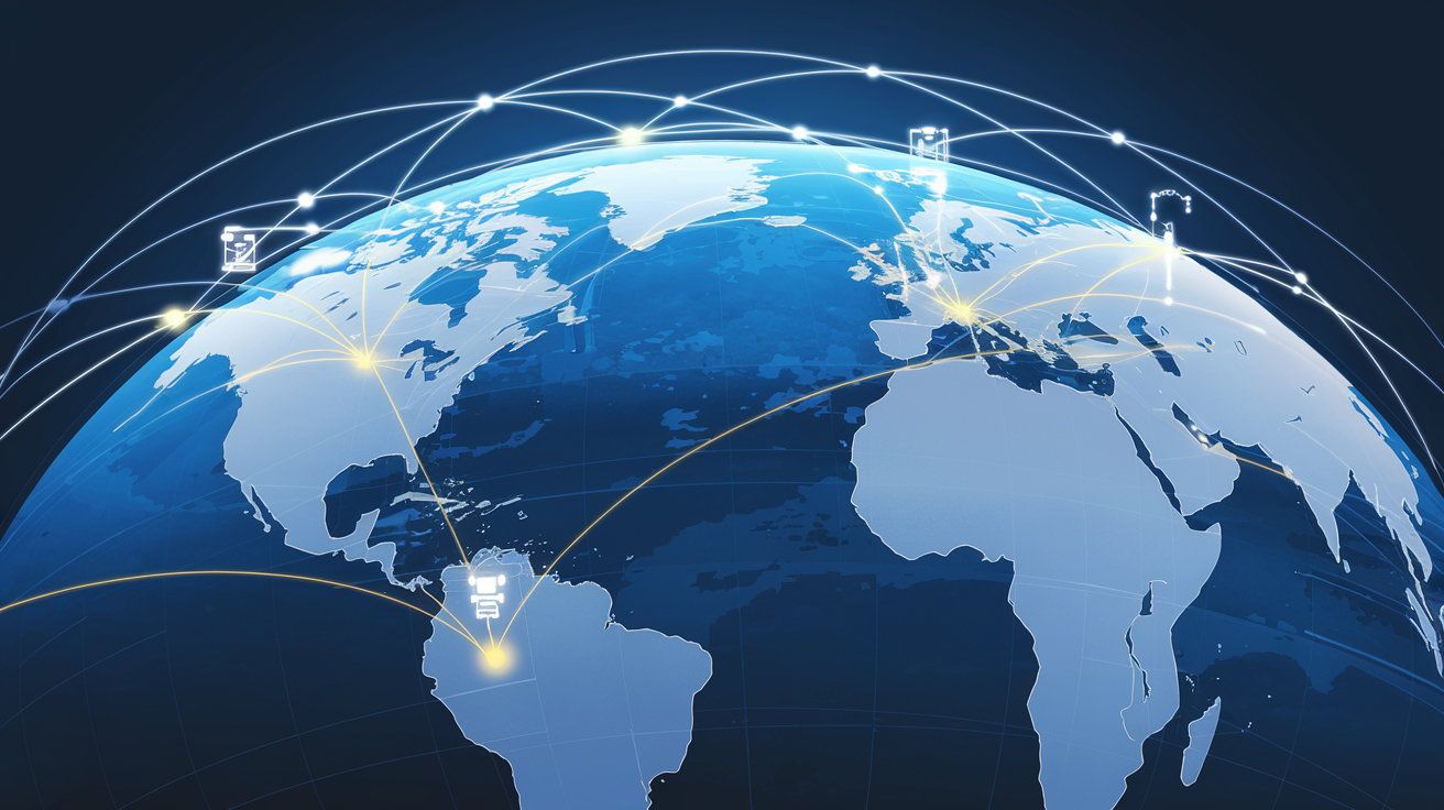 Globe digital PME portée mondiale