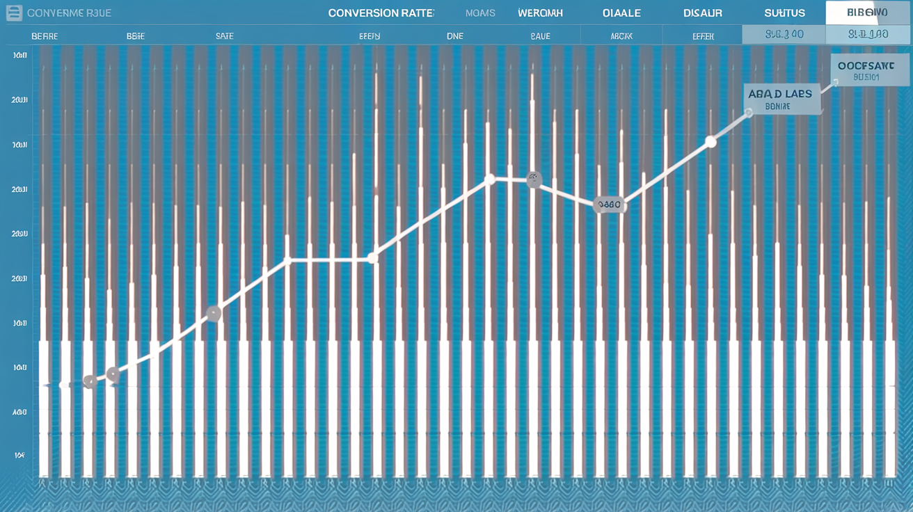 Graphique comparant les performances d'un livre blanc B2B.