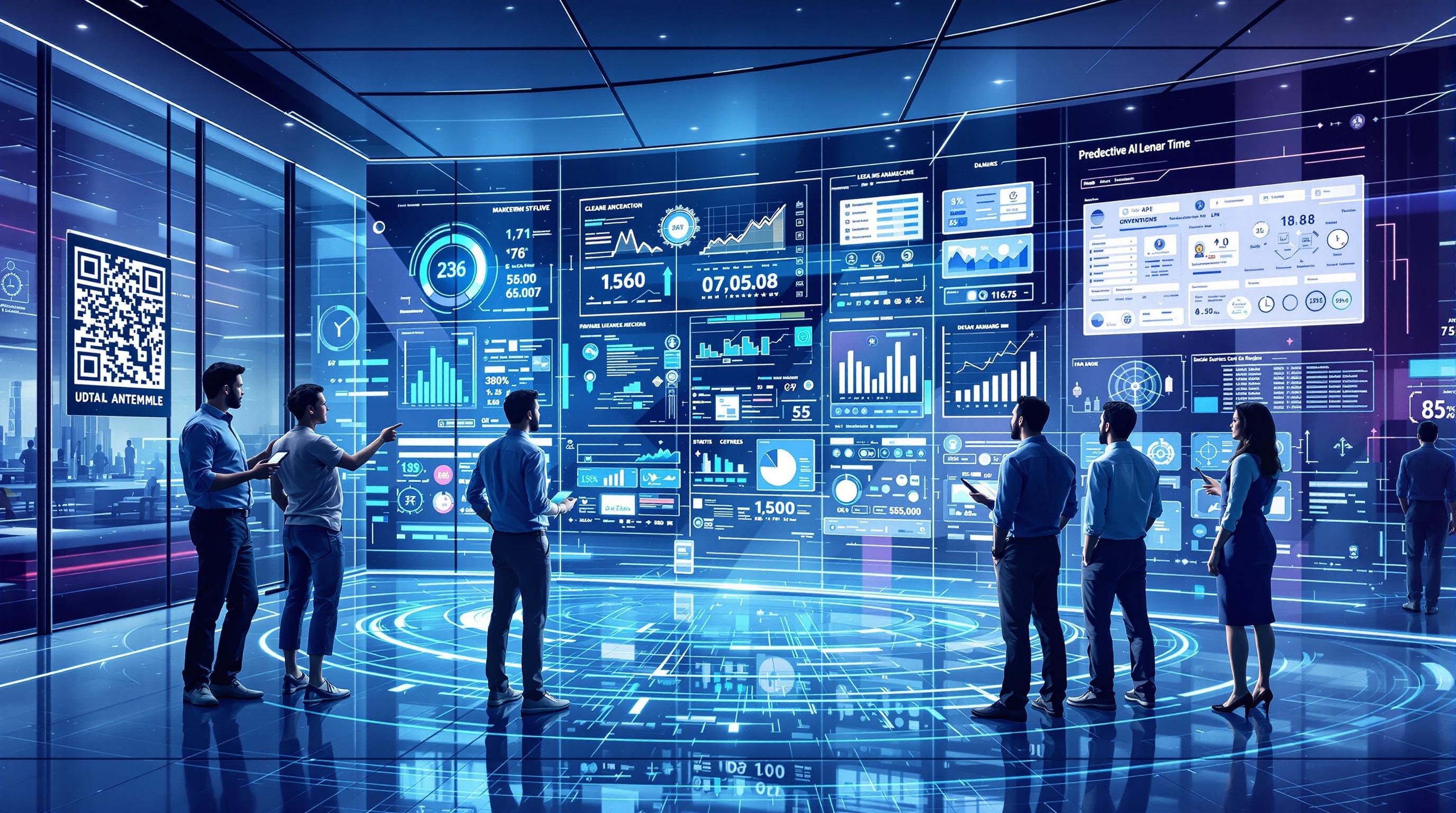 Technologies marketing direct IA voice QR code data clean room futuriste