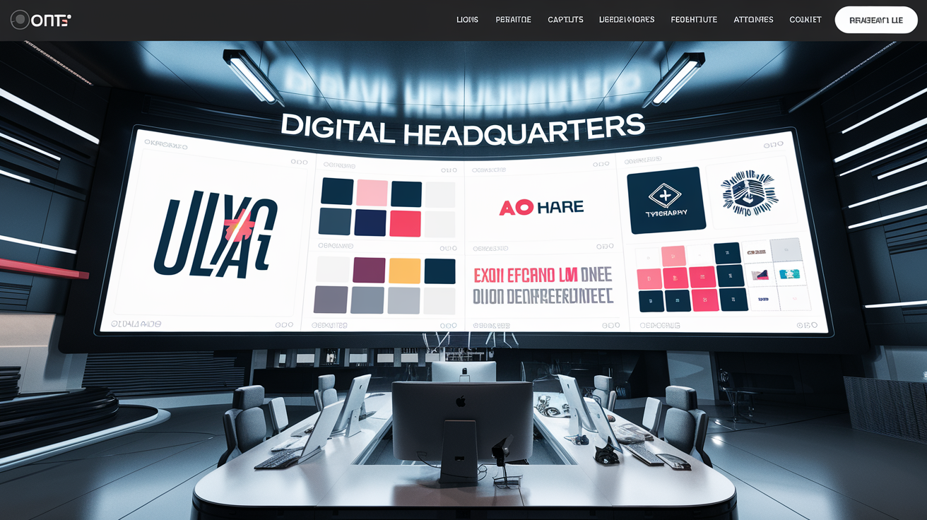 QG digital moderne – Charte graphique