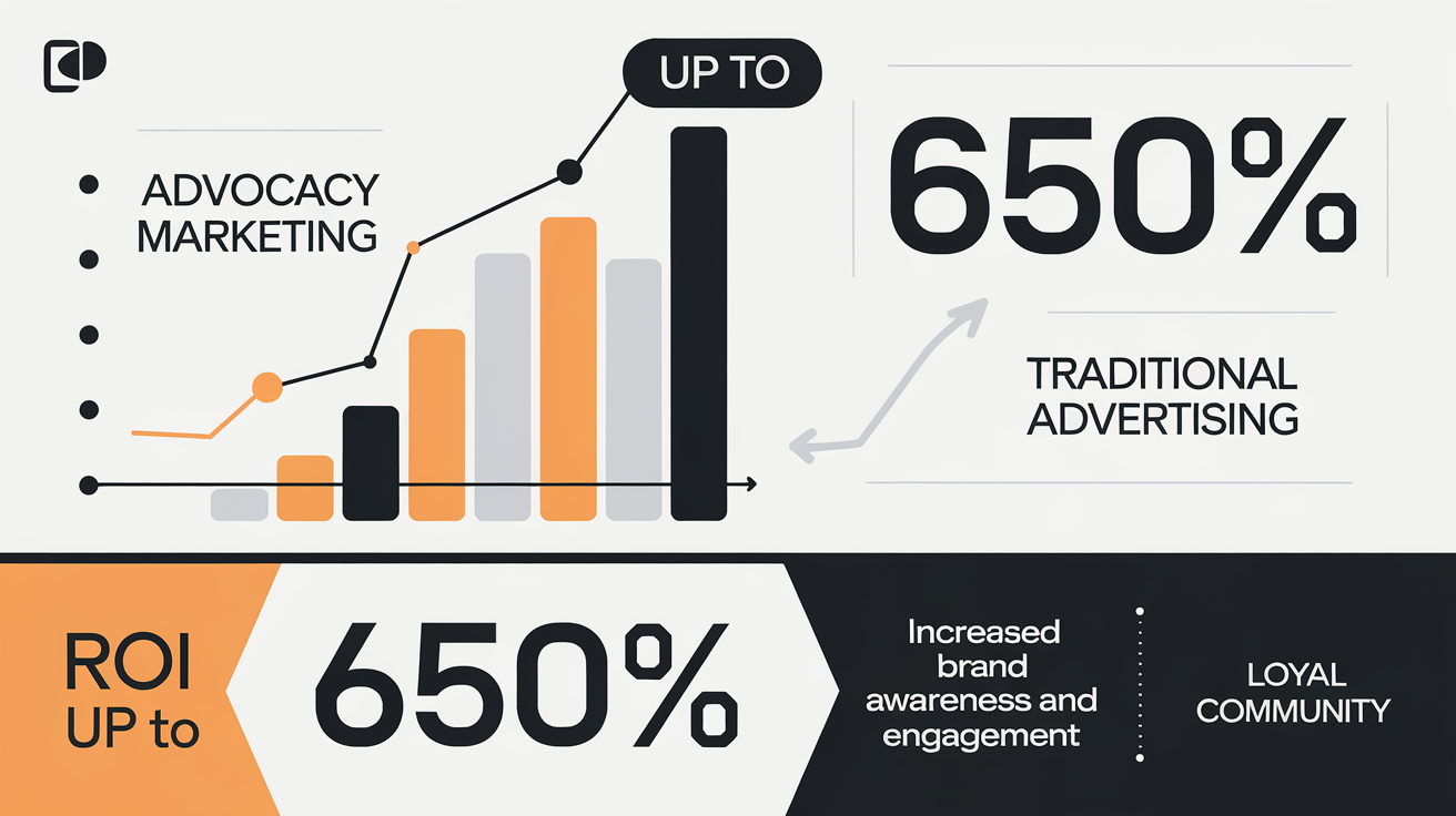Comparaison ROI Advocacy Marketing et Publicité