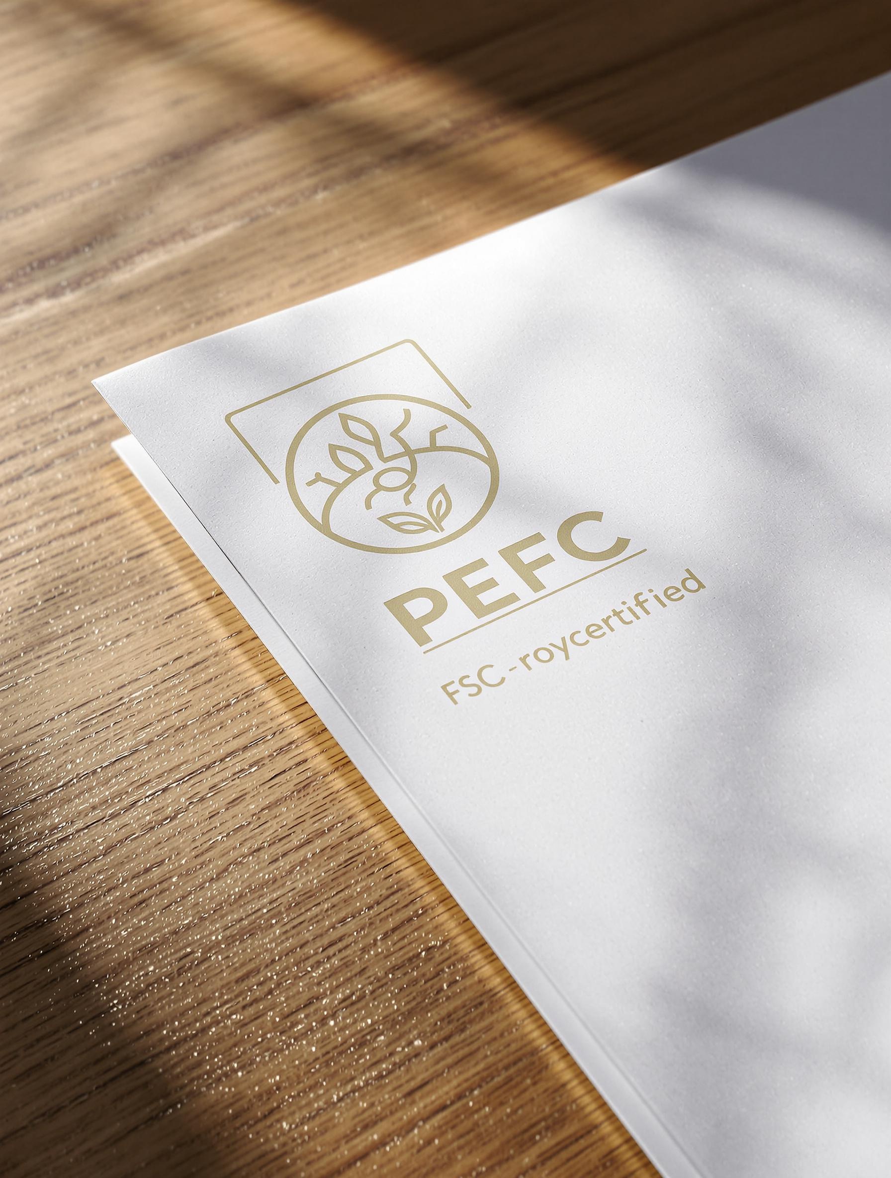 Mailing papier FSC support recyclé logo PEFC