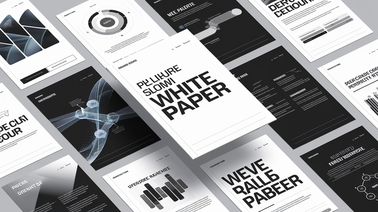 Maquette SOAR d'un livre blanc moderne optimisé pour l'UX.