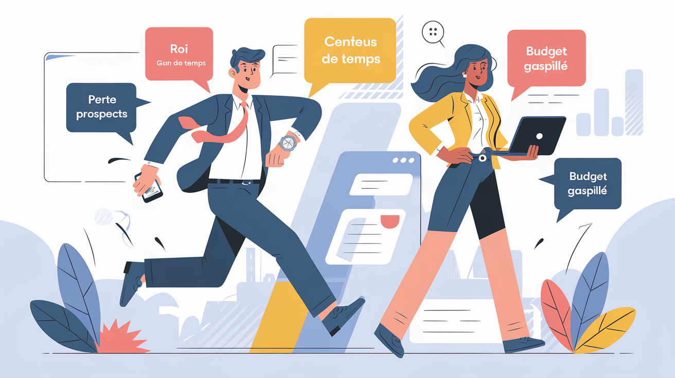 Personas marketing segmentés avec canaux et besoins
