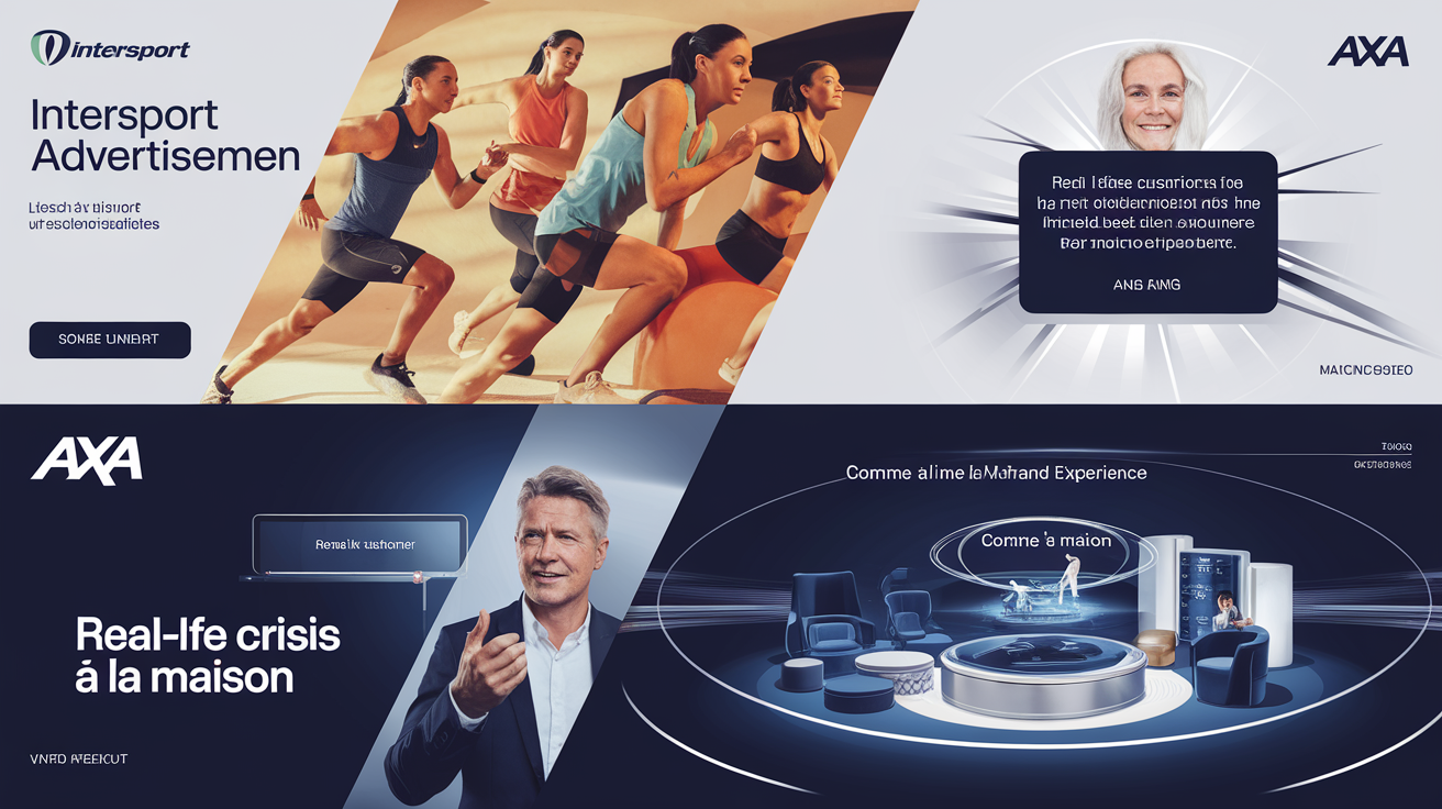 Exemples de storytelling : Intersport, AXA, Comme à la maison