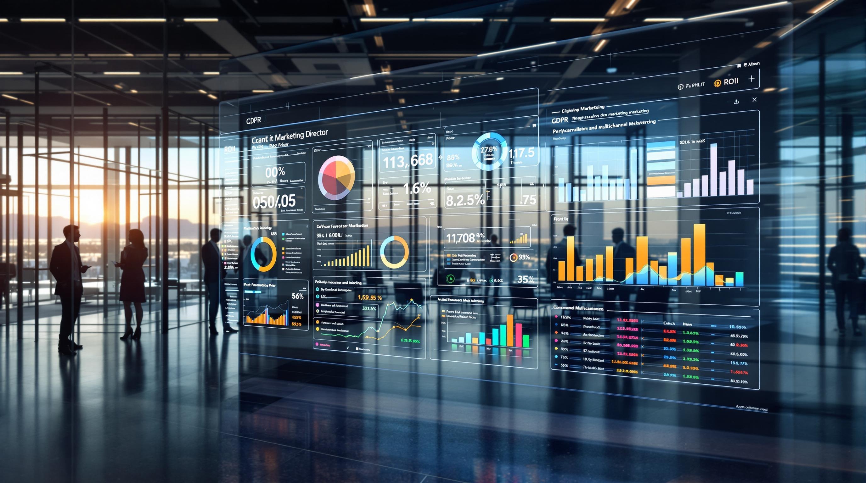 dashboard marketing direct domination marché ROI KPI