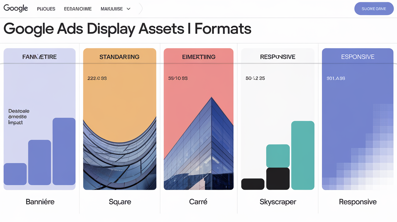 Tableau des assets Display Google Ads