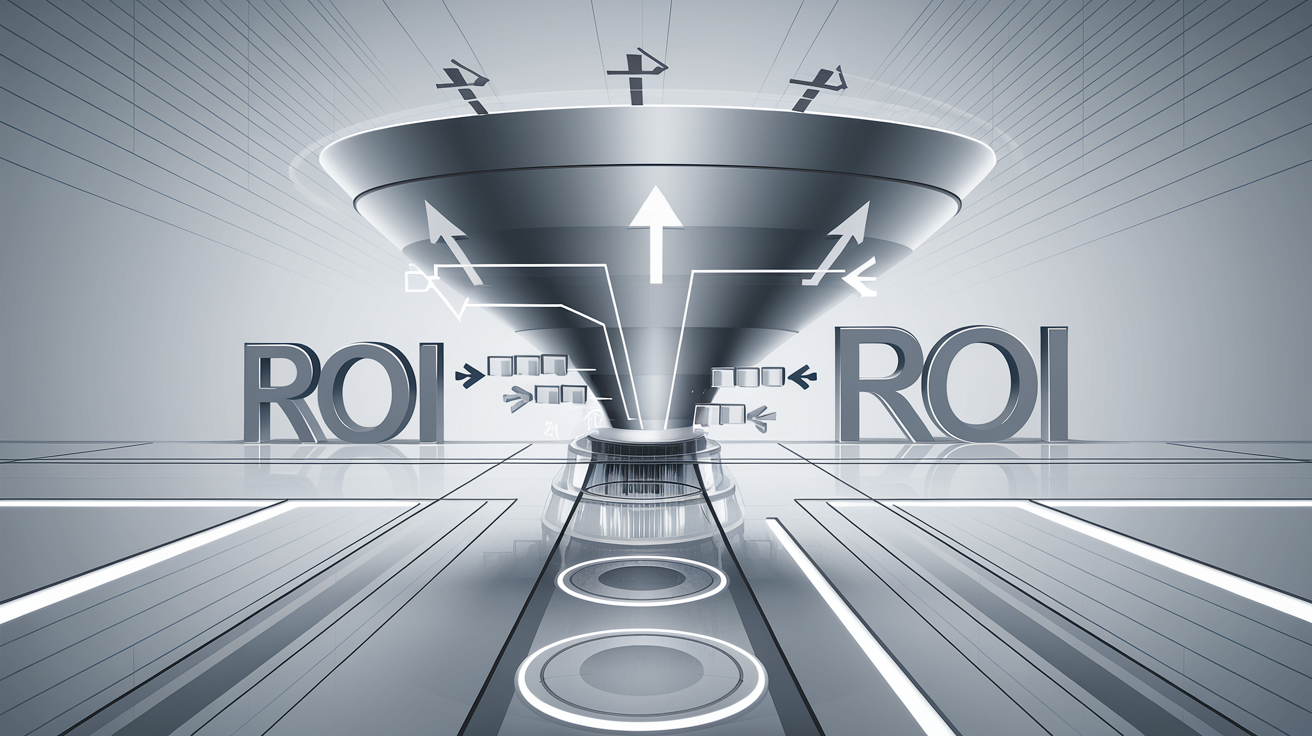 tunnel de conversion minimaliste ROI