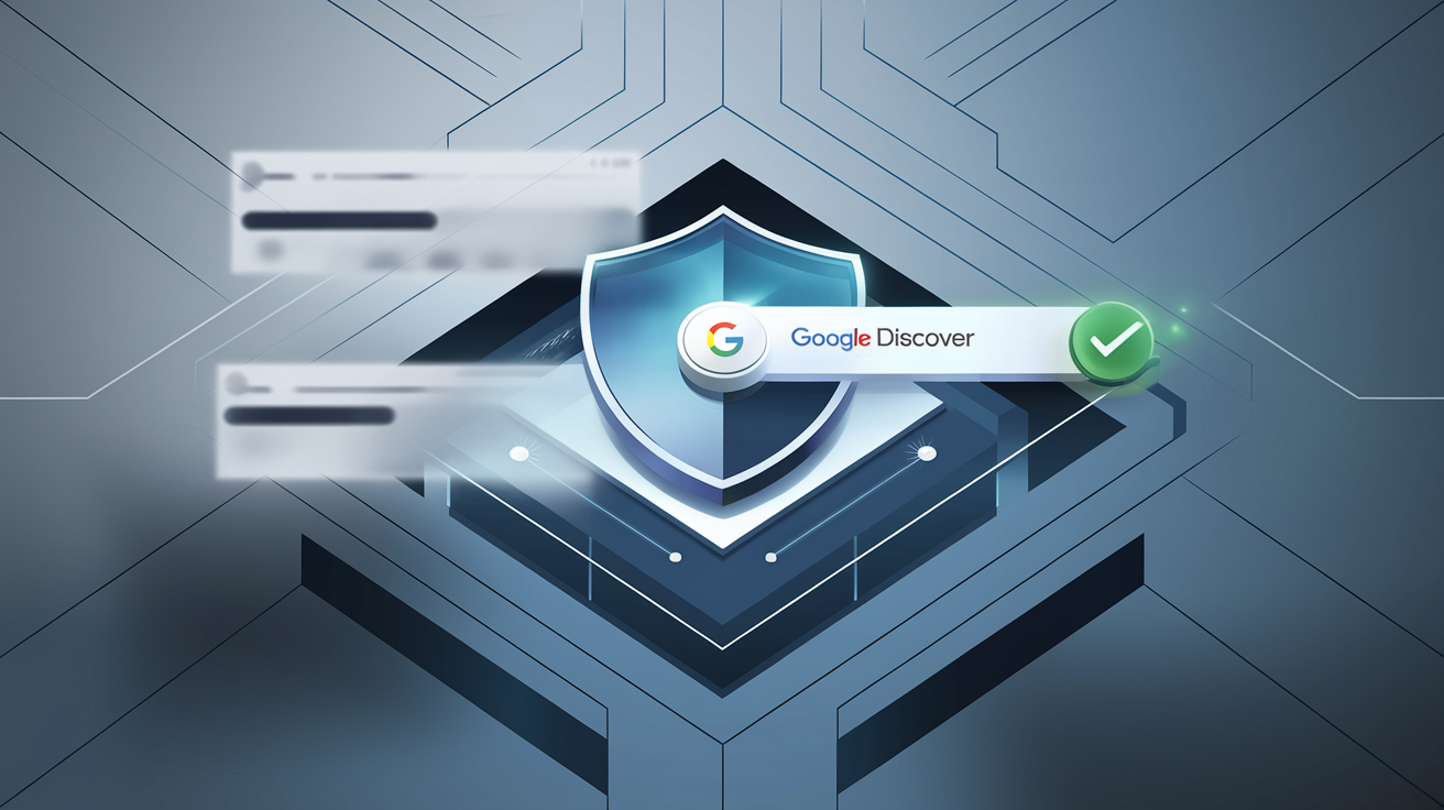 Illustration des paramètres SafeSearch pour la sécurité de marque sur Google Discover